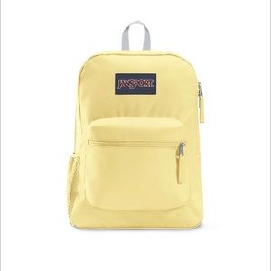 NWT Jansport Cross Town Backpack Pale Banana 🍌